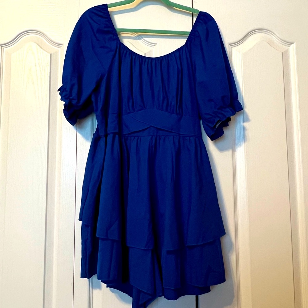 Shein Curve 3x Royal Blue Romper
